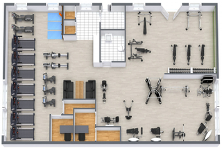 Professionl Steel Structure Gymnasium Building Plan For Fitness