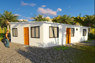 Modular Structure Prefabricated House With Panel Sandwich