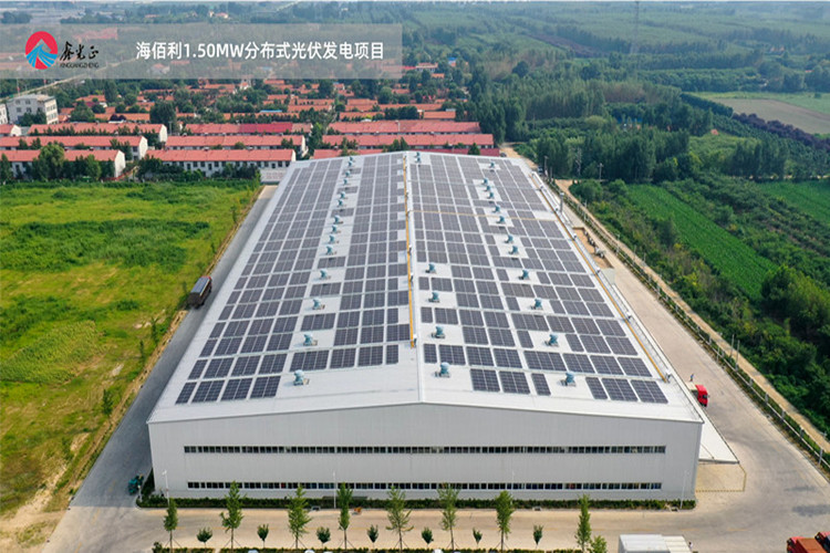 Lightweight Steel Structure Workshop With Solar Panel System