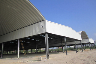 New 3D3S Design Steel Structure For Market Construction