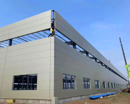 Prefab Warehouse Steel Structure With Fire-proof Sandwich Panel